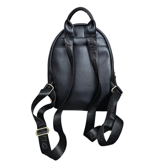 Betsey Johnson Rainbow & Heart Black Backpack - Picture 10 of 14